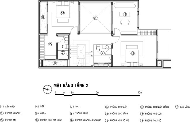 100947 3 large Mẫu nhà 3 tầng có nhiều không gian cho sân vườn